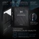 thumbnail image 3 of Carpeta portafolios de piel NERO MANETTI Business Black, 3 of 8