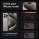 thumbnail image 2 of Protector de pantalla Spigen Glastr EZ FIT para iPhone 15 Pro Max, 2 of 8