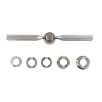 Magideal - Abridor De Caja Trasera De Reloj, Herramienta De Reparación De Relojes, Llave Con Troqueles De Diferentes Tamaños, Ergonómico Y Resistente Para Cerrar