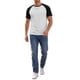 thumbnail image 2 of INSPIRE CHIC Camiseta de Hombre Raglán Manga Corta Cuello Redondo Casual Camisetas de Béisbol L Blanco, 2 of 6
