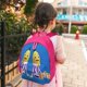 thumbnail image 5 of Plátanos en Pijama Mochila Escolar para Niños y Niñas, Mochila Infantil Ligera de Alta Calidad, Grande y Duradera ROSA, 5 of 6
