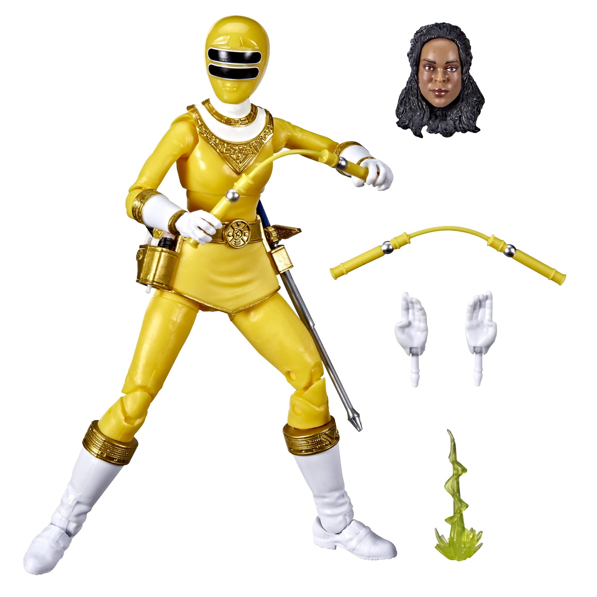 Figura De Acción Power Rangers Lightning Collection Zeo Yellow Ranger 15 Cm