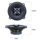 thumbnail image 4 of Parlantes Para Auto 5 Pulgadas 2 Vías 320w Pervoi Xs-fb1330 Negro, 4 of 4