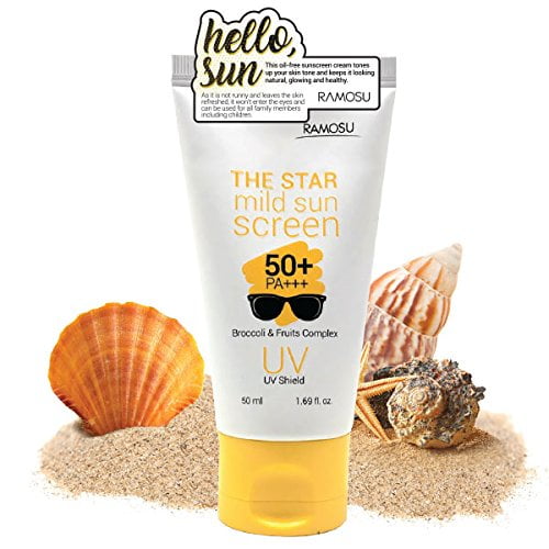 Loción facial con protector solar Ramosu Age Shield SPF50+ 50 ml