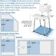 thumbnail image 3 of Silla de ducha Vaunn, asiento ajustable para bañera de hidromasaje con respaldo, 3 of 7