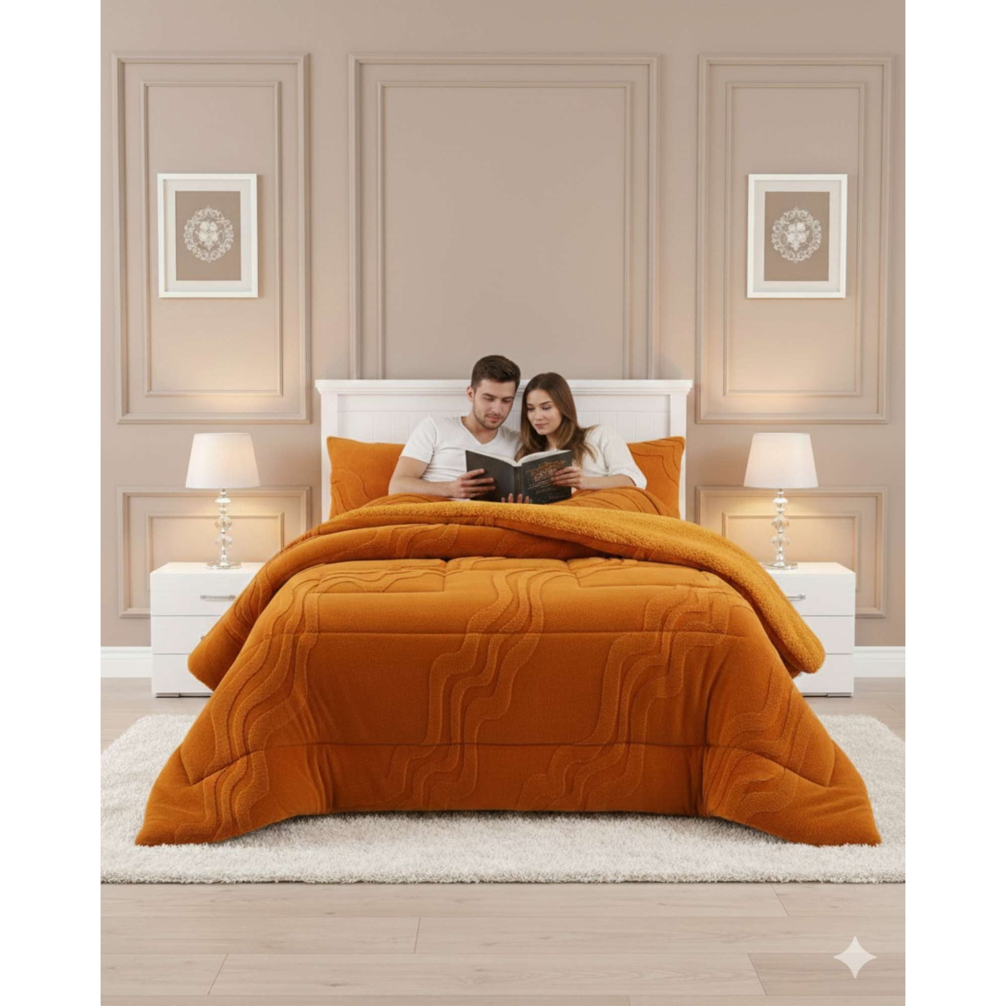 Mylhogar - Cubrecama De Invierno Premium Con Chiporro King