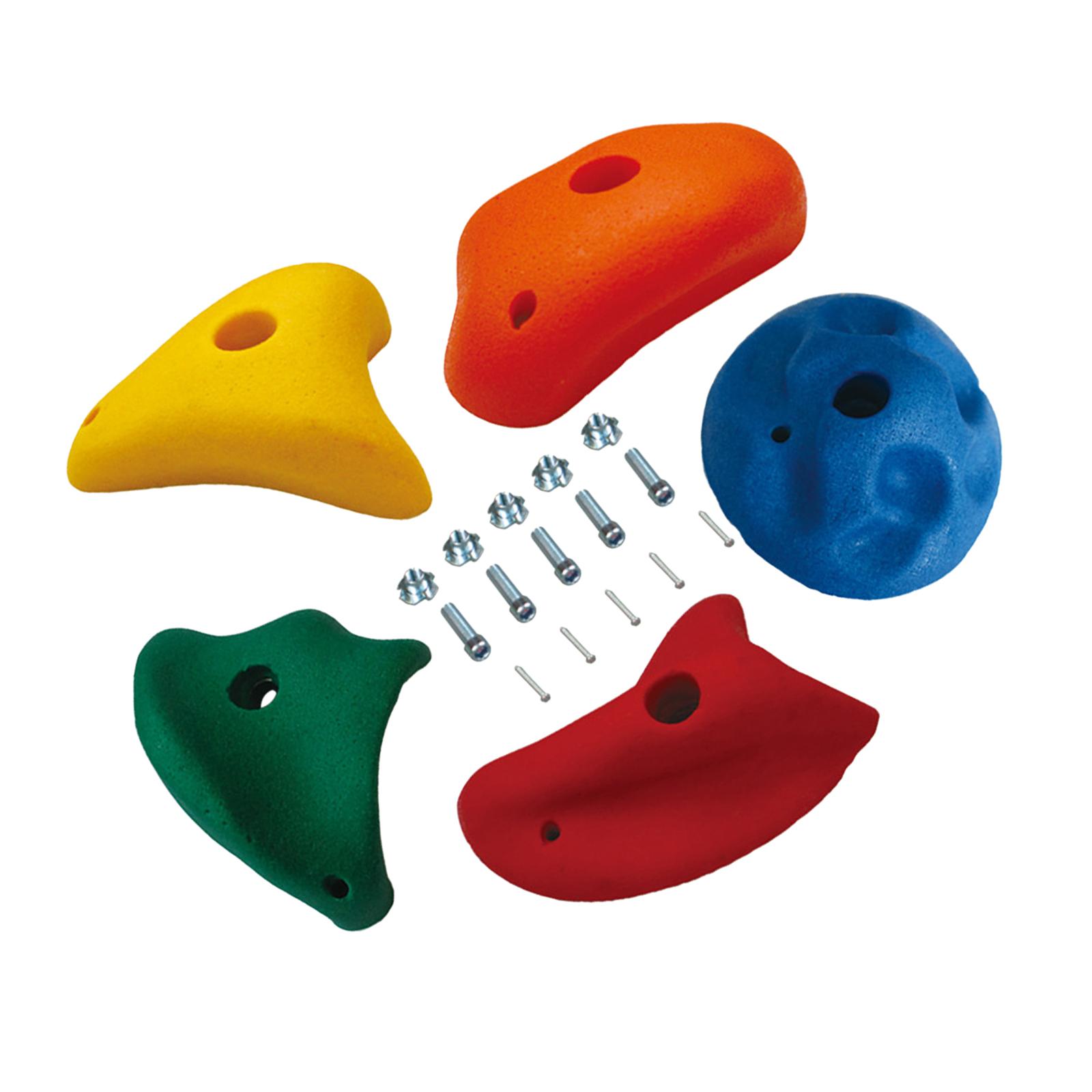 Ioensy - 5X Presas De Escalada En Roca Coloridas Para Escalada, Patio De Recreo, Exterior, Interior, Grande