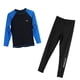 thumbnail image 1 of Camisa De Natación Con Protección UV Para Hombre Rush De Manga Larga, Pantalones XL, Azul Y Negro, 1 of 5