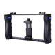 thumbnail image 3 of Smartphone Video Rig Calzado Cámara Cámara Jaula Realización de películas Estabilizador Agarre, 3 of 5