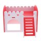 thumbnail image 3 of Lindo Dise?o Mini Peque?o Animal Casa de Castillo Hamster Live Play House Red, 3 of 5