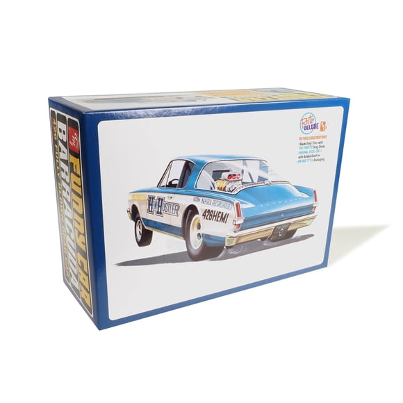 Kit de modelo AMT 1966 Plymouth Barracuda Funny Car Hemi Hustler 1:25