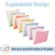 thumbnail image 4 of Carpetas de archivo Mr. Pen pack de 18, colores pastel, pestaña de corte 1/3, 4 of 8