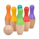 thumbnail image 2 of Juego De Bolos De Madera, Juguetes De Madera De 6 Pines Para Ni?os De 3 A?os, Ni?as, Ni?os Peque?os, 2 of 5