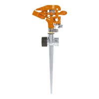 Aspersor Metálico Dos Vías Con Estaca De 20Cms - Truper