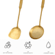 thumbnail image 3 of Juego de utensilios de cocina de acero inoxidable, 2 piezas de utensilios de cocina dorados, 3 of 5