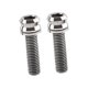 thumbnail image 3 of 2 Piezas Vástago De Manillar De Bicicleta Tornillos De Titanio M6 Accesorio De Repuesto De Bicicleta M6 19 Plata, 3 of 5