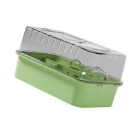 Ioensy - Jaula Para Hámster, Transparente, Portátil, Para Animales Pequeños, Para Conejos, Cobayas, Erizos, Color Verde