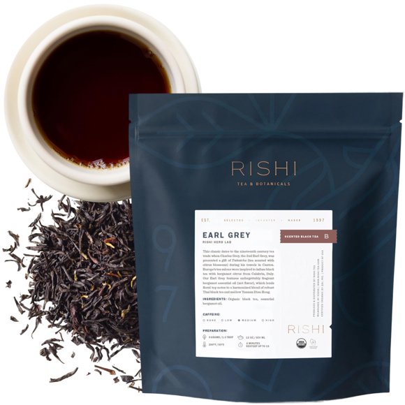 Té Earl Grey Orgánico en Hoja Suelta Rishi 454 g