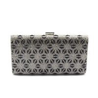 Agua De Coco - Cartera Fiesta Plateada Brillos A.C