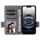 thumbnail image 4 of Funda Cartera para iPhone 16E Tapa Flip con Ranuras y Soporte Gris, 4 of 5
