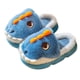 thumbnail image 1 of Pantuflas Niños De Felpa, Diseño Dinosaurio, Anime, Kawaii Color Azul Talla 30-31, 1 of 3