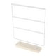 thumbnail image 5 of Organizador De Pendientes De Joyería De 3 Niveles Con Base De Madera Para Mesita De Noche, Tienda Blanca, 5 of 5