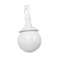 Magideal - Reemplazo De Punta De Bastón De Bola Rodante Rueda Confiable En Cualquier Dirección Accesorios De Repuesto Blanco