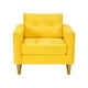 thumbnail image 1 of Sofa Retro 1C Felpa 01 Amarillo, 1 of 6