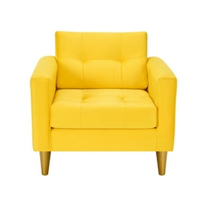 Bodevir - Sofa Retro 1C Felpa 01 Amarillo