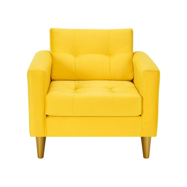 Sofa Retro 1C Felpa 01 Amarillo