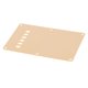 thumbnail image 2 of Placa Posterior De La Cubierta De La Cavidad Del Trémolo De La Guitarra De 6 Orificios Para La Crema De La Guitarra De Fender, 2 of 3