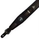 thumbnail image 2 of Correa para Guitarra y Bajo Raven Straps Texas 3 Satin Black Dark Brown, 2 of 3