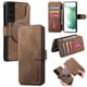 thumbnail image 1 of Funda Billetera Magnética para Samsung Galaxy S22 Plus Soporte Tarjetas Desmontable Marrón, 1 of 6