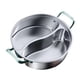 thumbnail image 3 of Olla China Shabu Shabu De Acero Inoxidable 316 Con Divisor Para Fiestas En Casa De 32 Cm, 3 of 5