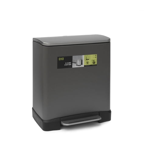 Basurero Soft Grey Eko 20 Lt