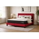 thumbnail image 2 of Cama 2 Plazas Completa  Rojo | Base Europea + Colchón Excellense Plus 25CM + Respaldo Tapizado, 2 of 8