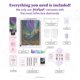 thumbnail image 3 of Kit de Arte con Diamantes DIAMOND ART CLUB Reflejos Lunares, 3 of 7