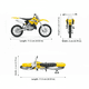 thumbnail image 2 of Moto Suzuki RM250 Escala 1:18 - Welly, 2 of 4