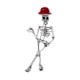 thumbnail image 5 of Broche De Halloween Pin De Halloween Accesorios Para Mujeres Hombres Broche De Esqueleto Sombrero Rojo, 5 of 5