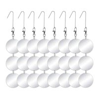 Ioensy - 8X Dispositivo Disuasorio De Aves Reflectante Para Decoraciones De Patios Y Casas