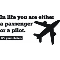 Rienda Libre Graphics - Decomural Passenger Or Pilot Inspirational Ws-46661