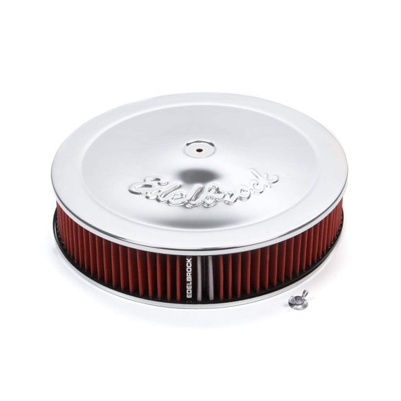 Filtro de Aire Edelbrock 36 cm Serie Pro‑Flo con Acabado Cromado