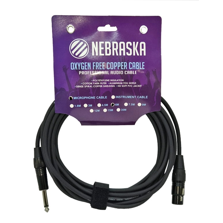 Cable Plug Stereo A Xlr Hembra De 6 Mt Nebraska Xfj-m6