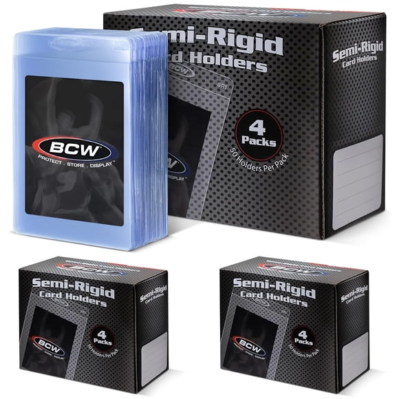 Tarjetero BCW Semirrígido #1 para calificar envíos, paquete de 400