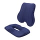 thumbnail image 4 of Cojín de espalda y asiento, cojín de silla de oficina, cojín de cóccix, almohadilla de almohada de soporte de respaldo espeso de respaldo de respaldo Azul, 4 of 5