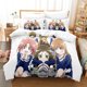 thumbnail image 1 of Anime Engaged to the Unidentified Bedding Set,Duvet Cover Bed Set Quilt Cover Pillowcase, Boys Girls Adults Bed Sheets, 1 of 5