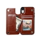 thumbnail image 1 of For IPhone 14 13 12 11 Pro Max XR XS Max SE 2022/2020 7 8 Plus Wallet Case With Card Holder, PU Leather Kickstand Card Slots Case, Double Magnetic Clasp And Durable Shockproof Cover, 1 of 3
