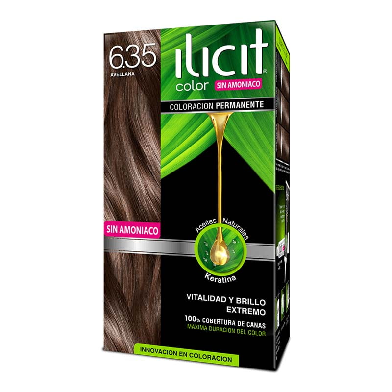 Ilicit - Tintura Sin Amoníaco 6/35 Avellana