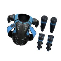 Magideal - Dirt Bike Gear Protector De Equitación Para Motocross Para Adolescentes, Rodillera, Espinillera, Traje De Motocross Completo Para Ciclismo, Motocross,