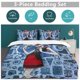 thumbnail image 5 of Monster HighCartoon Collection 3-Piece Comforter Set, Personalized Bedding Decor for Kids And Teens Bed Sheets, 5 of 5